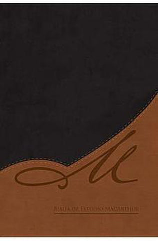 Image of Biblia RVR 1960 de Estudio MacArthur Piel Duotono