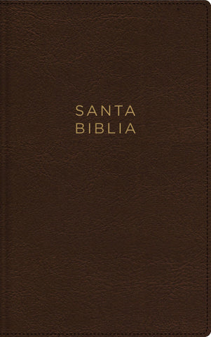 Image of Biblia NBLA Letra Grande Ultrafina Café Símil Piel