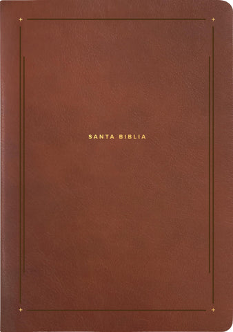 Image of Biblia NTV de Estudio del Diario Vivir Símil Piel Café Índice Letra Roja