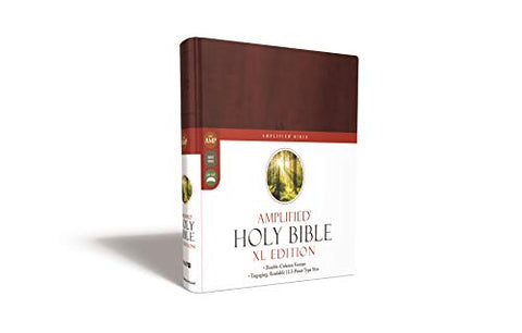 Image of AMPLIFIED HOLY BIBLE, XL EDITION--SOFT LEATHER-LOOK, BURGUNDY