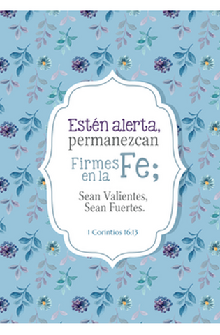 Image of Firmes en la Fe 1 Corintios 16:13: Diario y Cuaderno de Notas