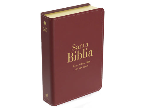 Image of Biblia RVR 1960 Letra Súper Gigante Símil Piel Borgoña