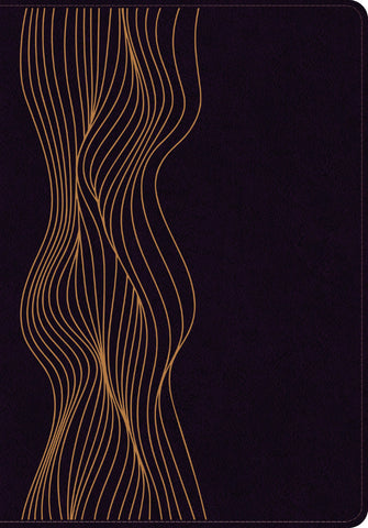 Image of Biblia RVR 1960 de Estudio del Diario Vivir Símil Piel Morado Oscuro Letra Roja
