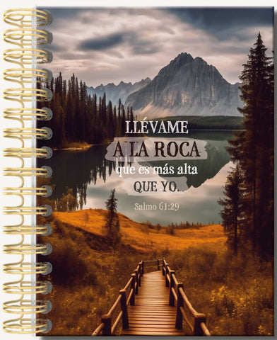 Image of Libreta de Anillas con Elásico Llévame a la Roca