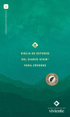 Image of Biblia NTV de Estudio Diario Vivir para Jóvenes Verde Tapa Dura