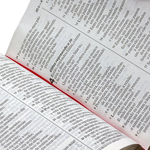 Image of Biblia Em Portugués RA045LG Tapa Imitación Cuero Negro