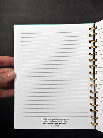 Image of Libreta de Anillas con Elásico La Palabra de Nuestro Señor
