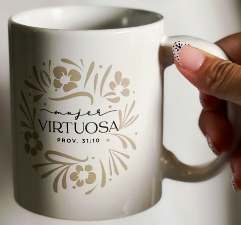 Image of Taza Minimalista: Mujer Virtuosa