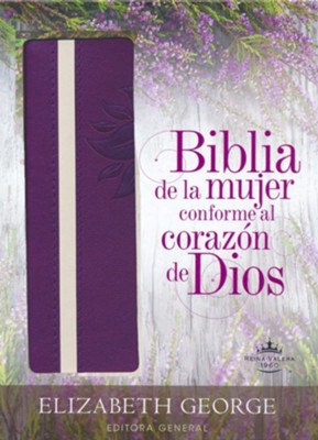 Image of Biblia RVR 1960 de la Mujer Conforme al Corazón de Dios Piel Morado
