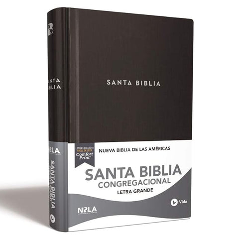 Image of Biblia NBLA Congregacional Tapa Dura Negro
