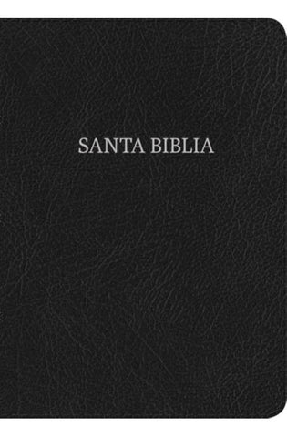 Image of Biblia RVR 1960 Letra Gigante Piel Fabricada Negro con Índice