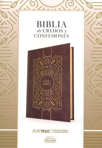 Image of Biblia RVR 1960 de Estudio de Credos y Confesiones Tapa Dura