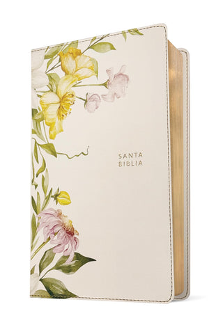 Image of Biblia NTV Ultrafina con Filament Símil Piel Jardín Floral