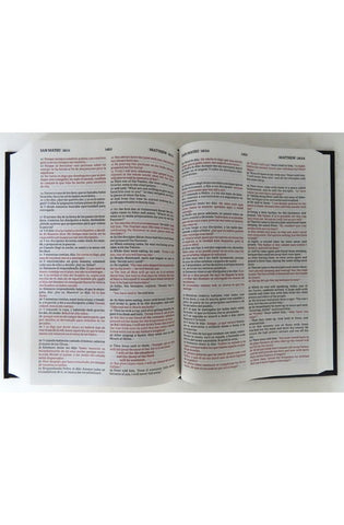 Image of Biblia RVR 1960 CSB Bilingüe Negro Símil Piel