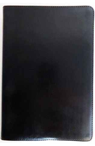 Image of Biblia RVR 1960 de Estudio Arco Iris Negro Símil Piel