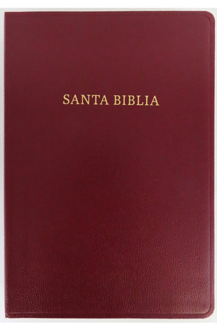 Image of Biblia RVR 1960 Letra Súper Gigante Símil Piel Borgoña con Índice