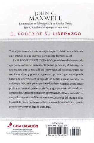 Image of El Poder de su Liderazgo