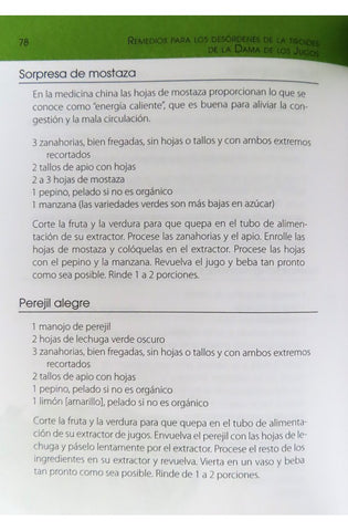 Image of Remedios para los Desórdenes de la Tiroides de la Dama de los Jugos