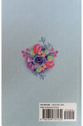 Image of Biblia RVR 1960 Letra Grande Tamaño Manual Flores Azules Tapa Dura