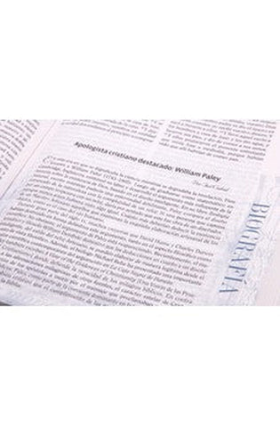 Image of Biblia RVR 1960 de Estudio de Apologetica Negro Símil Piel