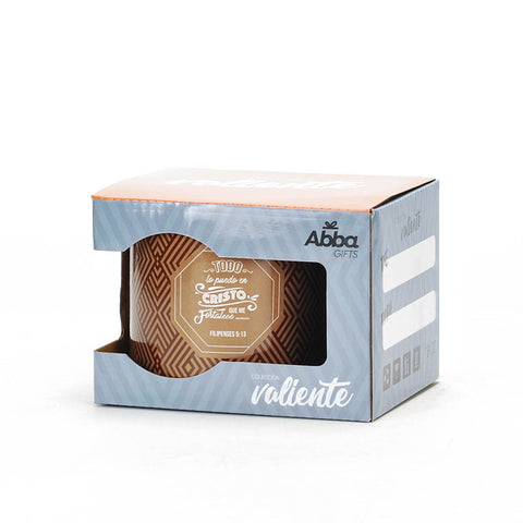 Image of Taza 18 OZ Colección Valiente Todo lo Puedo en Cristo