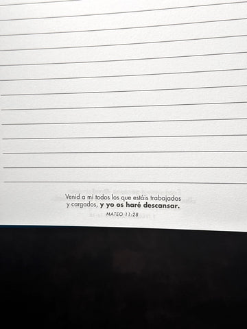 Image of Libreta de Anillas con Elásico Los que Esperan el Señor