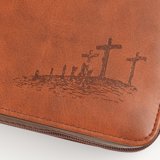 Image of Forro Símil Piel: Jn. 3:16 Canela Mediana