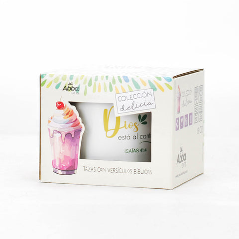 Image of Taza 13 OZ Colección Delicia Dios al Control