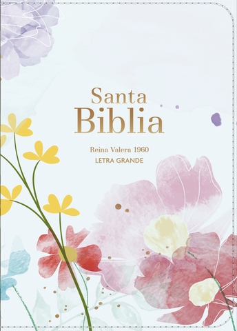 Image of Biblia RVR 1960 Compacta Letra Grande 11 puntos Símil Piel Azul Claro