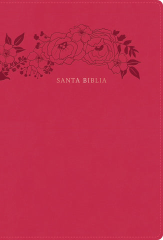 Image of Biblia RVR 1960 Letra Súper Gigante Floral Símil Piel con Índice