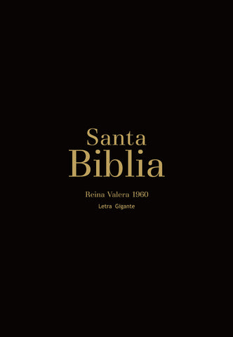 Image of BIBLIA RVR 1960 LETRA GIGANTE 14 PUNTOS SIMIL PIEL NEGRO