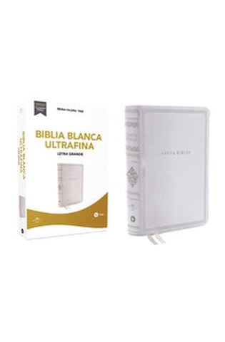 Image of Biblia RVR 1960 Ultrafina Letra Grande Blanca