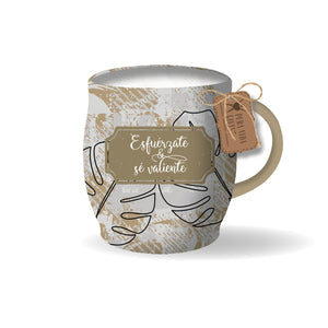 Taza Alegría Esfuerzate y se Valiente