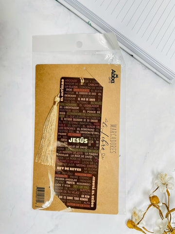 Image of Marcador de Libro con Tassel. Nombres de Jesús