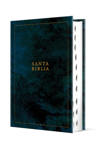 Image of Biblia NTV Letra Súper Gigante Filament Tapa Dura Azul Índice