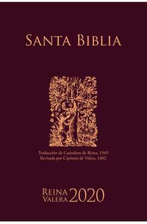 Biblia RVR 2020 Granate Rústica