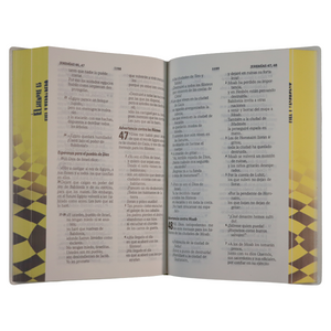 Biblia TLA Mediana Letra Grande 11 Puntos Vinil  Fiel