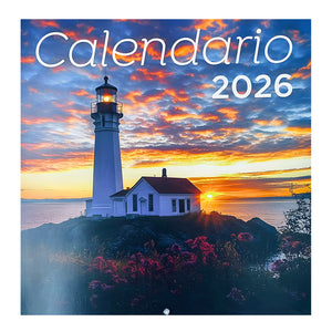 Calendario Paisajes 2026 Faro al amanecer