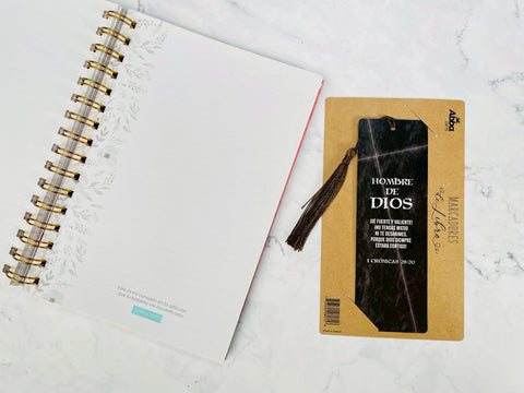 Image of Marcador de Libro con Tassel. Hombre de Dios