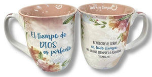 Taza Amada y Bendecida "El Tiempo de Dios es Perfecto"
