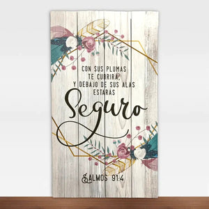 Pallet Art 35X60 Salmo 91:4