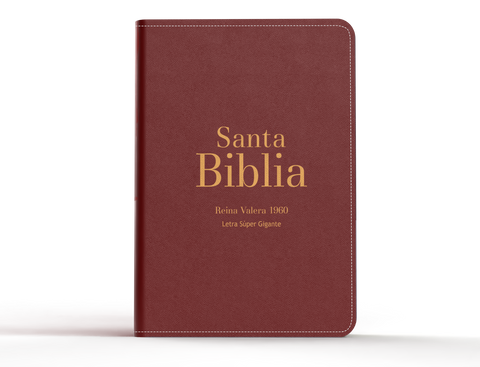 Image of Biblia RVR 1960 Letra Súper Gigante Símil Piel Borgoña