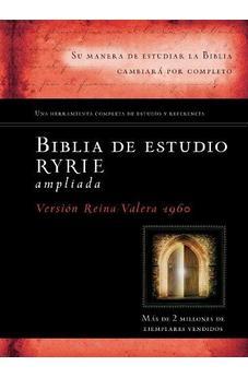 Biblia RVR 1960 de Estudio Ryrie Amp Tapa Dura Índice