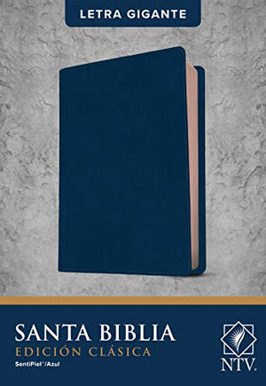 Biblia NTV Clásica Letra Gigante Azul