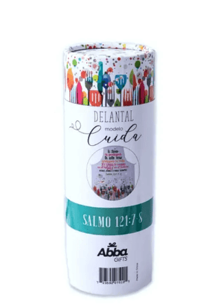 Delantal/mandil de algodón. El Señor te protegerá