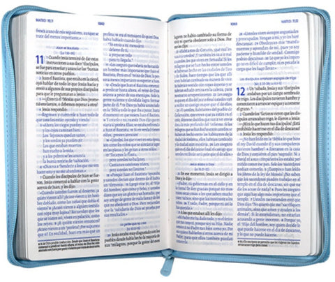 Image of Biblia TLA Mediana Letra Grande Símil Piel Morado Lila