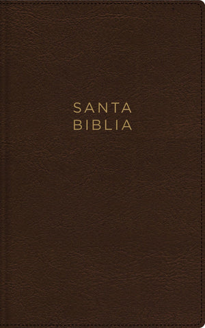 Biblia NBLA Letra Grande Ultrafina Café Símil Piel