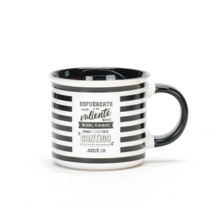 Taza 18 OZ Colección Valiente Esfuérzate y sé Valiente