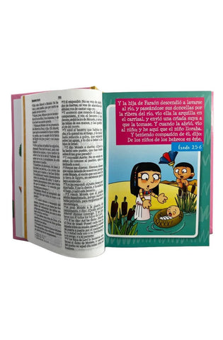 Image of Biblia RVR 1960 Mi Gran Viaje Rosa Tapa Dura