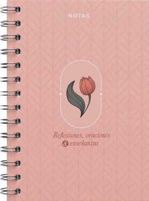 Libretas Reflexiones Oraciones y Enseñanzas Rosa
